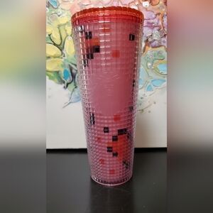 Starbucks Tumbler Valentines Hearts 24 OZ